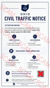Example of scam letter